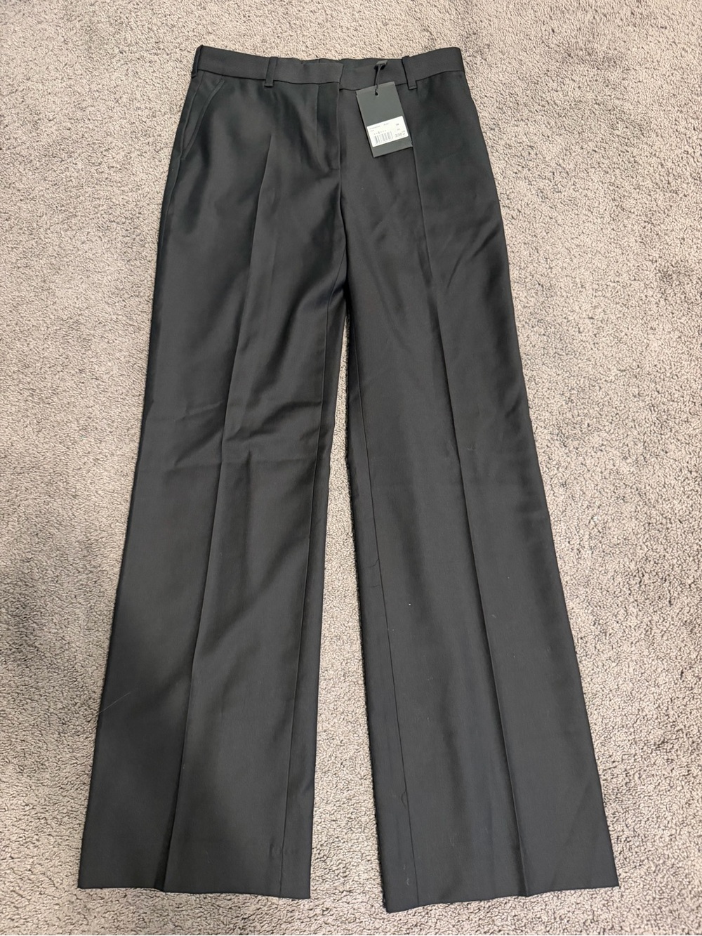 The Kooples Black Wide-Leg Trousers